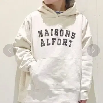 미사용 새상품 사만사 모스모스 속기모 로고 프린트 루즈 후드티