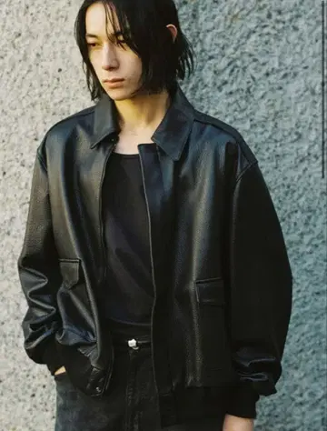 A2 Ver.2 JACKET 가죽 봄버 자켓 블랙