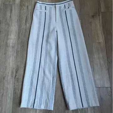 GILERIE VIE 스트라이프 와이드 팬츠