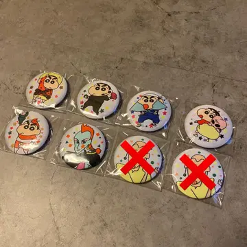 짱구는 못말려(크레용 신짱) 자수 캔뱃지 무비 올스타즈