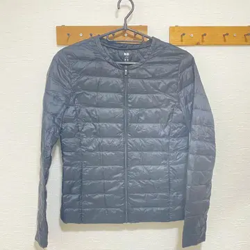 유니클로 컴팩트 자켓 다운 자켓 블랙 여성용