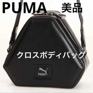 새상품급 푸마 숄더백 크로스바디백 블랙 가죽