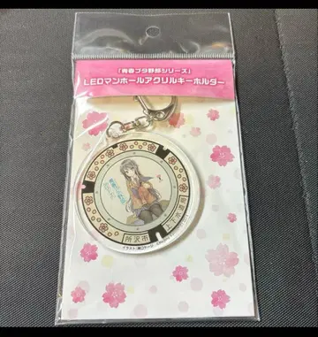 청춘 돼지 바보 시리즈 LED 맨홀 아크릴 키링 사쿠라지마 마이