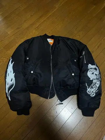 HERON PRESTON H2 H&M 리버서블 플라이트 자켓