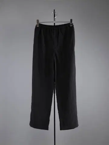 awasa NYLON SILK SIDE ZIP WARM UP PANTS