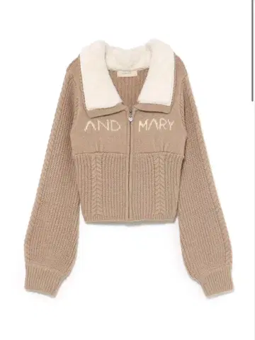 andmary Mary logo zip tops