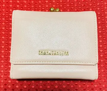 SAMANTHAVEGA 3단 폴더형 지갑 핑크