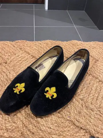Tricker's 슬립온 FLEURDELYS 벨벳