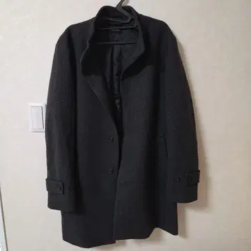 GLOBAL WORK 다크 그레이 체스터 코트 L 사이즈