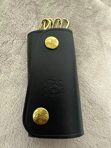 IL BISONTE 일비종떼 블랙 키케이스 4연 가죽