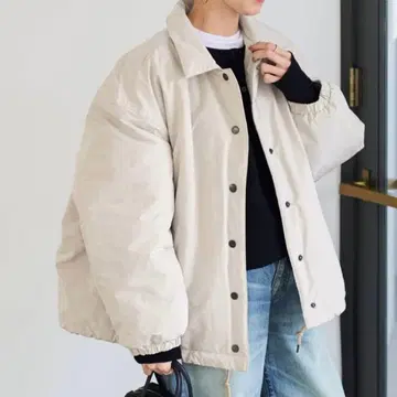 새상품 FRAMeWORK 발수 방풍 판초 코트 내추럴