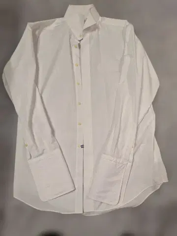 KURAUDIA 화이트 드레스 셔츠 M