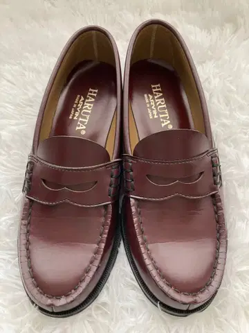 HARUTA 브라운 로퍼 23.5cm