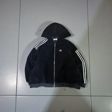 SALE adidas 보아 블루종 자켓 블랙 짧은 기장 자수 로고
