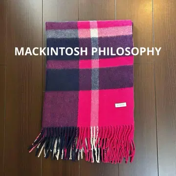 매킨토시 철학 스톨 숄 캐시미어 100%