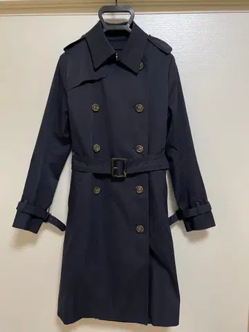 SHIPS Khaju 네이비 트렌치코트 라이너 포함
