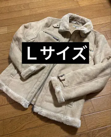 [ 12월 14일까지 ] 보아 자켓 브라운 페이크 무스탕 L