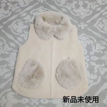 미사용 새상품 포근포근 복슬복슬 퍼 베스트