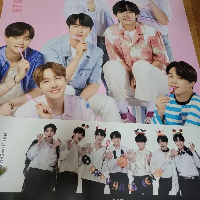 BTS 방탄소년단 배스킨라빈스 vt코스메틱 페르소나 알라딘 포스터