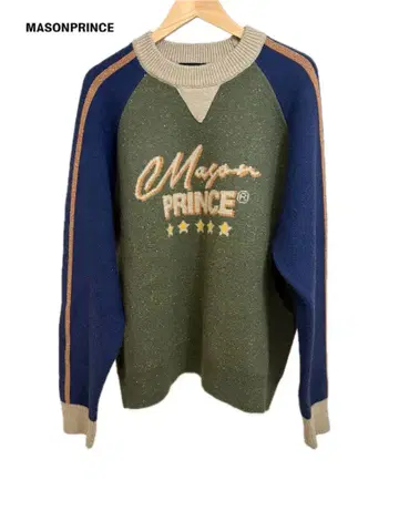 메이슨 프린스 래글런 슬리브 니트 아메카지 구제 의류 올드