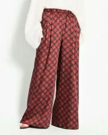 겨울 대세일 CITYSHOP 프린트 이지 팬츠 네이비