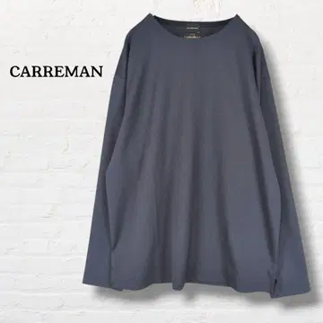 CARREMAN 그린 라벨 릴랙싱 긴팔 티셔츠 [ L ] 네이비