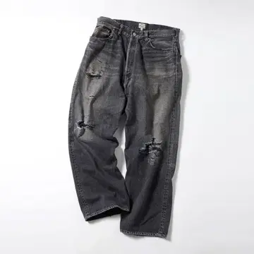 GOLD 동양 DENIM WIDE PANTS VINTAGE WASHED