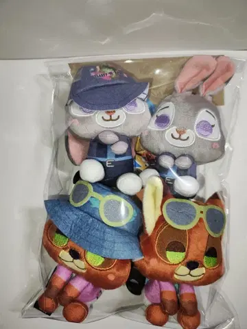 주토피아2 & you 마스코트 4종