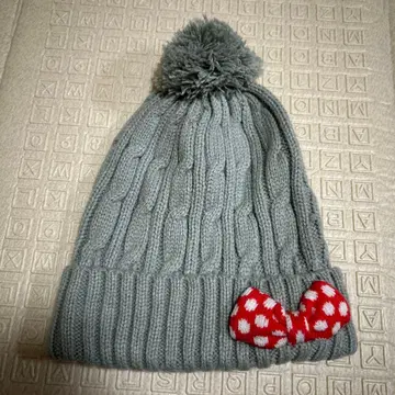 도쿄 디즈니 리조트 니트 모자 그레이 미니