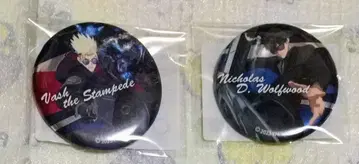 밧슈 니콜라스 TRIGUN STAMPEDE 메탈릭 캔뱃지