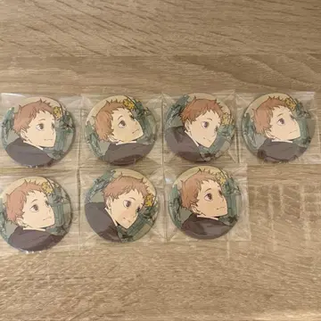 하이큐 봄의 진 야쿠 모리스케 캔뱃지 7개 세트