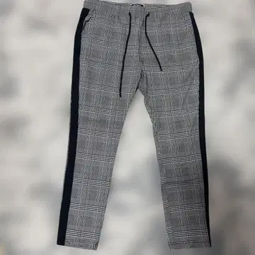아담스 저글러 체크 무늬 스키니 팬츠 XL 사이즈