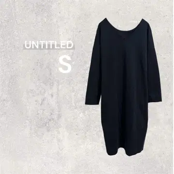 언타이틀 티셔츠 원피스 무릎 기장 타이트 V넥 일본제 1 V넥
