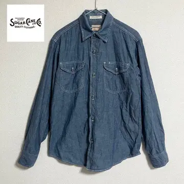 새상품급 명작 USA SUGAR CANE 샴브레이 셔츠 M 사이즈