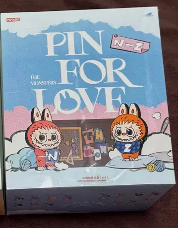 popmart PIN FOR LOVE 펜던트 참 모듬 N-Z
