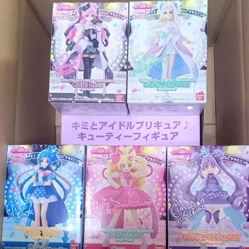 [ 미개봉 ] 너와 아이돌 프리큐어 큐티 피규어 5종 세트