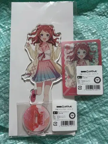 학원 아이돌 마스터 DMM 복권 하나미 사키 아크릴 스탠드 클리어 카드