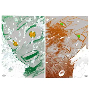 히로아카 원화전 아트 포스터 A2 2장 세트