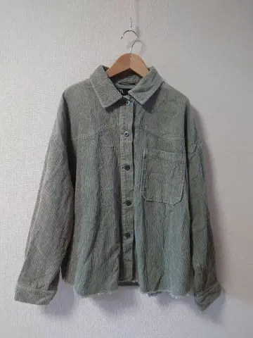 ZARA 자라 코듀로이 셔츠 긴팔 겉옷 루즈핏