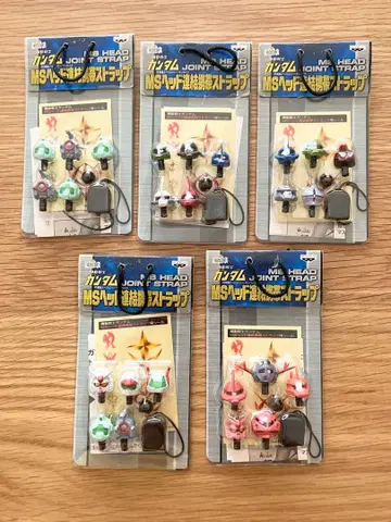 기동전사 건담 MS 헤드 연결 스트랩 전 5종 마스코트 피규어