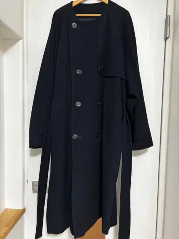 ARTS&SCIENCE 네이비 노카라 코트 예술과 과학