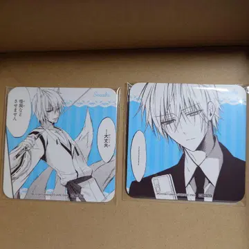 요호 x 복숭아 SS 이누보쿠 카페 미케츠카미 전반 후반 코스터