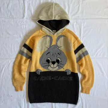 jc de castelbajac 한나바베라 콜라보 니트 후드티