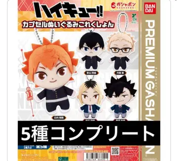 [ 새상품 ] 하이큐!! 캡슐 봉제 인형 컬렉션 5종 세트