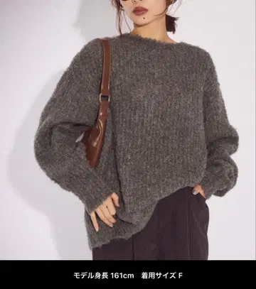 Green Parks 부클레 MIX 니트 튜닉