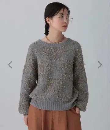 [ 새상품 ] LEPSIM 3.5 게이지 페르시아 패턴 풀오버