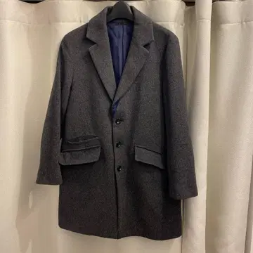 일본제 DISCOVERED 디스커버드 절개 디자인 체스터 코트