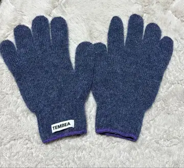 TEMBEA 울 장갑 보라색
