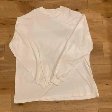 blurhms rootstock 코튼 긴팔 티셔츠 화이트 블럼스