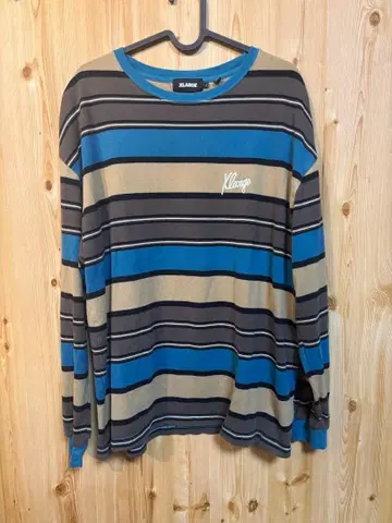 XLARGE 스트라이프 긴팔 롱T